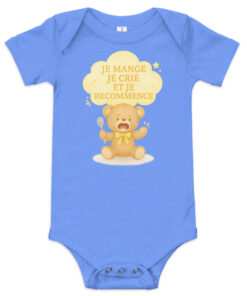 Alternative view of Body bébé « Je mange, je crie et je recommence »