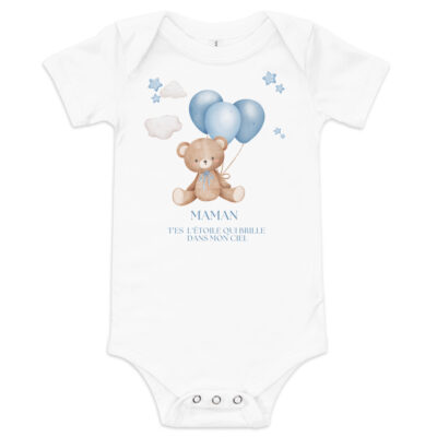 Body bébé maman étoile cadeau naissance fête des mères